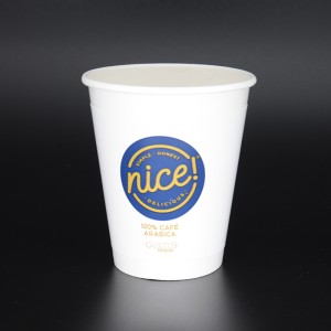 12 \\/ 16oz Hai tay áo cách nhiệt Ly thân thiện với môi trường Ly giấy nóng và lạnh