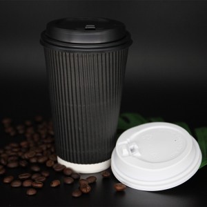 Ripple Wall Paper Cup đôi ly cà phê giấy dán tường bán buôn