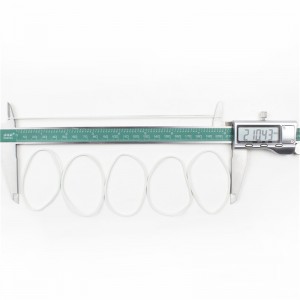 Bán buôn tại chỗ dây cao sunôngnghiệp màu trắng độ đàn hồi cao chống lão hóa dây cao su an toàn và bảo vệ môi trường