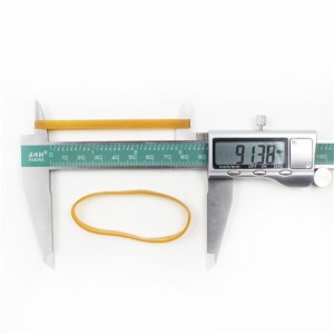 Nhà sản xuất tùy chỉnh mở rộng dây cao su côngnghiệp không thay đổi trong suốt màu vàng trong suốt