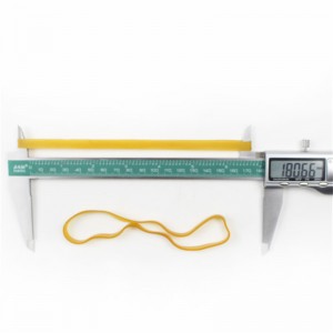 Cácnhà sản xuất tùy chỉnh kéo dài và mở rộng dải cao su chịunhiệt độ cao và đai cao su chống lão hóa màu vàng