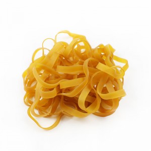 Cácnhà sản xuất tùy chỉnh kéo dài và mở rộng dải cao su chịunhiệt độ cao và đai cao su chống lão hóa màu vàng