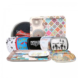 Tùy chỉnh khay thiếc Weed khay khay tabaco khay cuộn Khay khói cho bán buôn