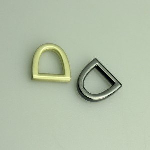 BLINY Mạ thời trang D khóa,nhẫn D, phụ kiện kim loại cho túi