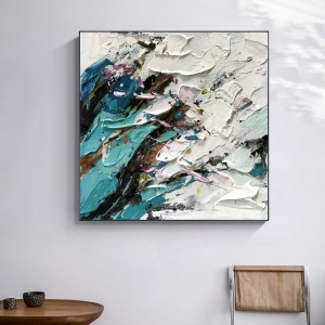 Tranh sơn dầu Canvas Thiết kế mới Trang chủ Nghiên cứu Trang trí Hình ảnh Handmade Tranh trừu tượng Canvas