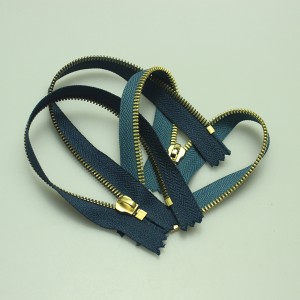 Khóa kéo bằng đồng thau kim loại vớinhiều kiểu dáng và kích thước, phụ kiện kim loại