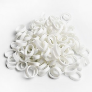 Nhà máy tùy chỉnh bán buôn trắng co giãn trắng chống lão hóa cáp dây đai