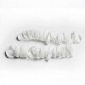 Nhà máy tùy chỉnh bán buôn trắng co giãn trắng chống lão hóa cáp dây đai