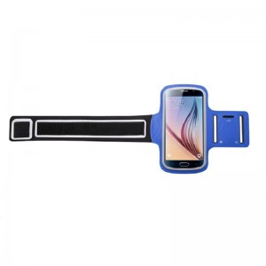 Thân thiện với môi trường Chạy bộ hiện đại Chạy bộ LED Armband Đàn hồi Thể thao Điện thoại Armband PU Leather Mobile Phone Arm Bag