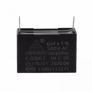 6UF 500V SH S0 C 50/60HZ EPERS CBB61 Tụ để điều hòa không khí