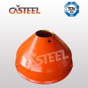 Máy nghiền hình nón HP500 Mang bộ phận, phần lõm và lớp áo