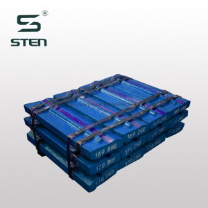 Cao su Master RM50, RM60, RM80, RM120 Thanh máynghiền tác động, Thanh thổi Cao Chrome, Matensite và Chèn gốm