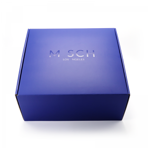 Mẫu miễn phí tùy chỉnh logo màu hồng mỹ phẩm hộp thư vận chuyển