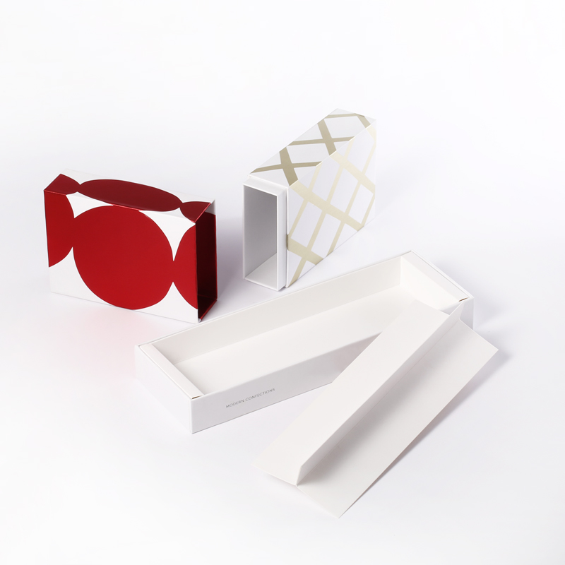 Tùy chỉnh chất lượng cao giấy cứng đôingăn kéo hộp trượt cho quà tặng