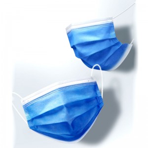 Logo tùy chỉnh Lớp 3ply 3ply Không dệt dùng một lần Mặtnạ sử dụng một lần