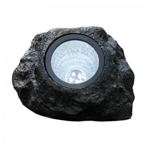 Đèn LEDngoài trời Rocky 4 LED Solar Stone Stone Garden Lawn Lawn