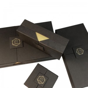 Bán buôn tùy chỉnh Luxury Black Chocolate Bar Box Bao bì cho hộp quà tặng