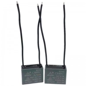 Mới ROSH 3UF 450V 250V CBB61 CBB61 Tụ cho quạt AC