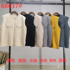 Xu hướng thời trang giản dị đanăng đan áo giả túi 68037#