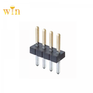 2,54mm Pitch 180 ° DIP Một hàng 2P ~ 40P Header