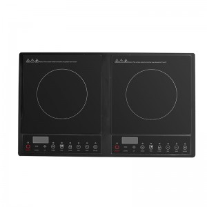 Trung Quốc Nhà sản xuất Cooktop di động chất lượng cao Bếp cảm ứng đôi 2 đầu đốt ISO 9001 BSCI