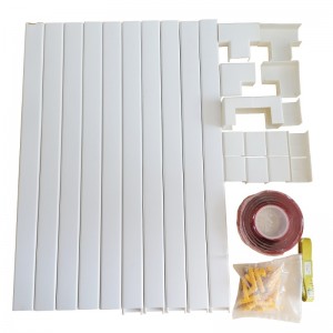 Cáp PVC Trunky Kem che khuyết điểm Dây treo tường Cáp Raceway Cáp tiết kiệm Hider cho Hide Dâynhựa Cáp Cover