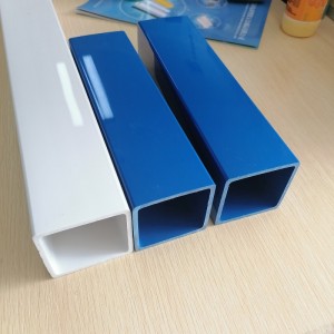 Hộpnhựa Hộpnhựa PVC vuông ốngnhựa ép đùn hình chữnhật hình chữnhật Polyvinyl clorua ống vuông cho xà phòng manufacuter