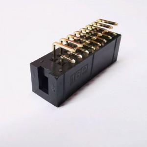 2x8P 2.54mm Pitch góc phải hộpnhúng hộpnữ Ổ cắmnữ