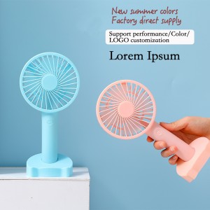 Bán buôn tùy chỉnh 2021nhiều màu có thể gập lạingoài trời di động cầm tay cầm tay USB làm mát không khí có thể sạc lại