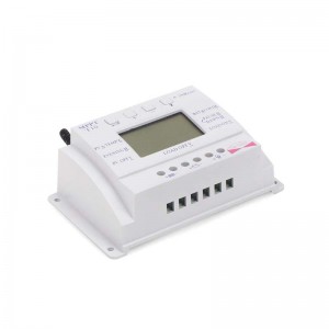 Bộ điều khiển sạc pinnăng lượng mặt trời PWM 20A 10A T10 T20 T20 12V 24V Màn hình LCD tự động và hẹn giờ kép