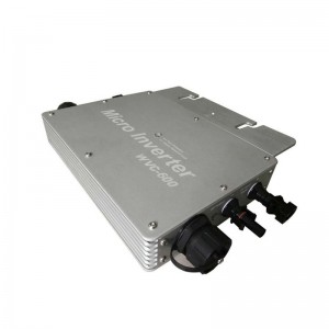 600W Lưới sóng sin tinh khiết Biến tần chốngnước IP65 Micro biến tần 22-50VDC 190-260VAC cho hệ mặt trời MPPT