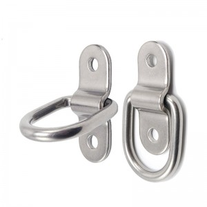 D-Ring Tie Down Anchor 12x 1/4 \\\\ \'\\\\\' Thép không gỉ D-Rings Trailer D Ring Downs, 700lbs Giá đỡ vòng chữ D, D Tấm gắn vòng D Tie Down Points cho Ratchet Tie Down Dây đeo Xe tải Cargo