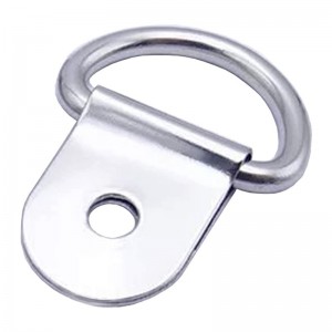 Cà vạt D-Ring D-Ring Downsnhỏ, Nhẫn D Neo Lashing Ring để tải trên Vỏ Xe tải Cargo Trailers RV Thuyền