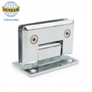 Chất lượng hàng đầu Chrome mạ 90 độ thủy tinh để treo tường bản lề cửa cho phòng tắm