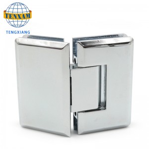 135 độ hợp kim kẽm bản lề phòng tắm clip cửa vòi hoa sen sửa chữa clip cửa kính vòi hoa sen phụ kiện phần cứng