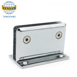 Phòng tắm Clip Phòng tắm Phụ kiện Phần cứng Cửa kính Clip Bản lề Hợp kim Kẽm Kính Clip Phòng tắm Bản lề 180 độ