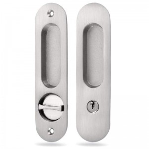 1701 Khóa cửa trượt vô hình tay cầm khóa chốt khóa cửa để trượt phần cứng đồnội thất bằng gỗ