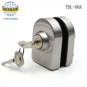 Thép không gỉ hình bầu dục cho độ dày cửa 12 mm CE/en 300.000Times Khóa cửa kính 8 mm-12 mm