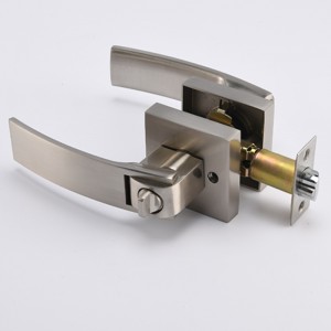 S7811 Tay cầm cửaniken satin với khóa và chìa khóa, khóa cửa vào khóa \\\\ cần gạt, ổ khóa cửa trước