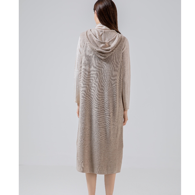 Thời trang giản dị đanăng đan áo dài áo dài 69050#