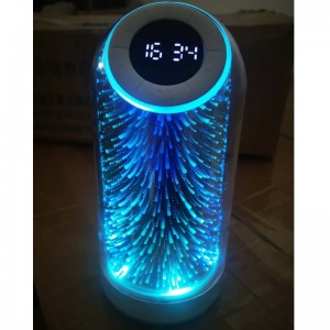 Loa vô tuyến đồng hồ Bluetooth cao cấp FB-BSK3 với 7 màu Chiếu sáng LED