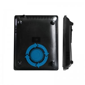 A13 Cảm ứng đầu đốt đơn Cook Sànnóng cảm ứng siêu mỏng, công suất 8 cấp và điều khiểnnhiệt độ với bảng kính đánh bóng màu đen