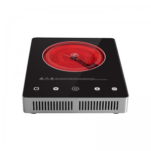 J8 Factory Electric Ceramic Cooker Thép không gỉ Bếp gốm trắng Bếp điện bằng gốm Bạc CE CE BSCI LVD