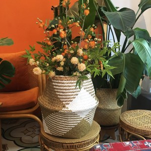 Giỏ cỏ dại dệt