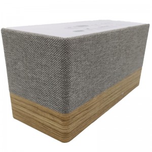 Loa đồng hồ Bluetooth bằng gỗ cao cấp FB-CR320 W/Vảinướng