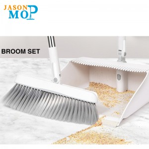 Dụng cụ làm sạchnhà thân thiện với môi trường Cây chổi tay cầm dài và bộ quét bụi