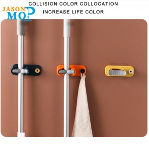 JASON thiết kế mới đa chứcnăng cây launhà treo tườngnhà bếp và giá đỡ chổi vớinhãn dán