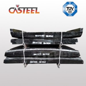 McClosky J40 J40 Máynghiền múi Miếng má, cố định/swing Jaw Die, Tấm hàm