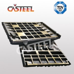 MC110 JAW Tấm cố định và xoay cho máynghiền di động Kleemann