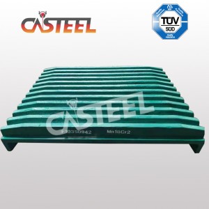 MC110 JAW Tấm cố định và xoay cho máynghiền di động Kleemann